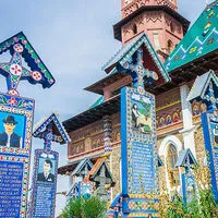 Der Fröhliche Friedhof in Săpânța