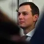 Senior Advisor Jared Kushner listens as US President Donald Trump meets with Nato Secretary General Jens Stoltenberg at Winfield House, London on December 3, 2019. - NATO leaders gather Tuesday for a summit to mark the alliance's 70th anniversary but with leaders feuding and name-calling over money and strategy, the mood is far from festive. (Photo by Nicholas Kamm / AFP)