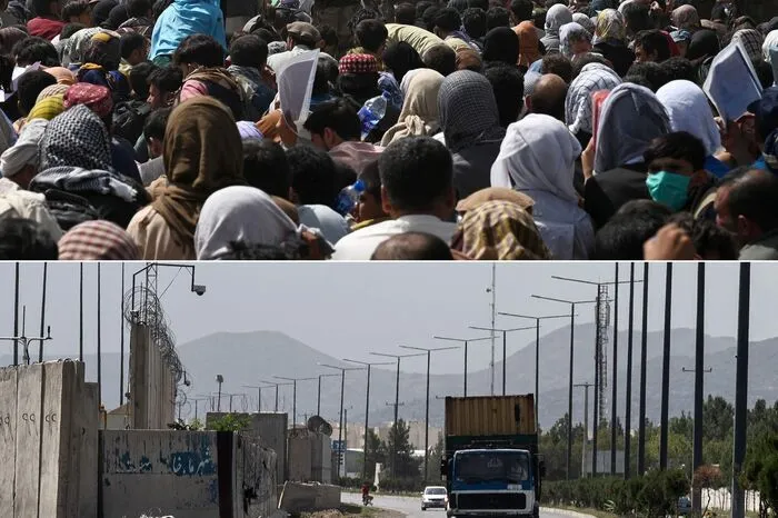 Nachdem die USA einen vollständigen Abzug der Truppen bis zum 11. September angekündigt hatten, bricht in Kabul Panik aus. Zehntausende afghanische Männer, Frauen und Kinder versuchen vom Flughafen in Kabul aus zu fliehen.