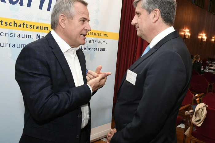 Siegfried Wolf und Vizekanzler a.D. Michael Spindelegger.