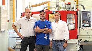 Johann  Draxler, Davinder Singh und Andreas Kraker können eine positive Erfolgsgeschichte erzählen