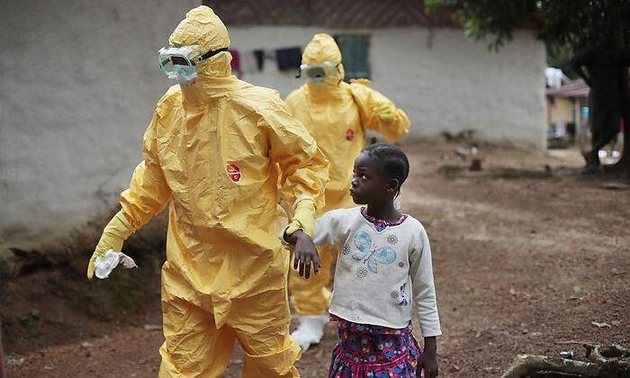 Der Ebola-Virus wütete 2014 in westafrika. Auch viele Kinder waren unter den Betroffenen.