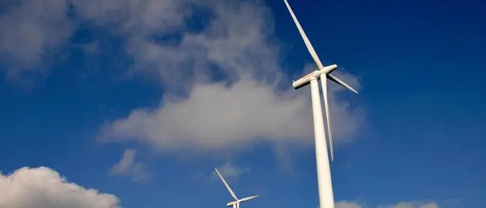 Auf der Rattener Alm drehen sich derzeit 20 Windräder, zukünftig sollen es 22 sein