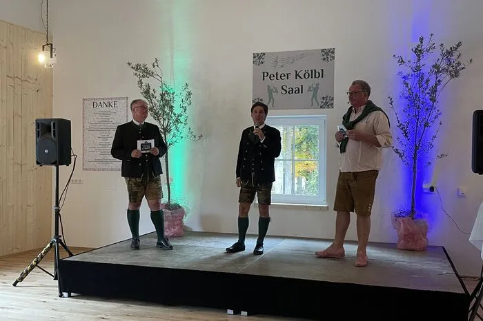 Auch Bürgermeister Franz Steinegger (ÖVP) sprach ein paar Worte