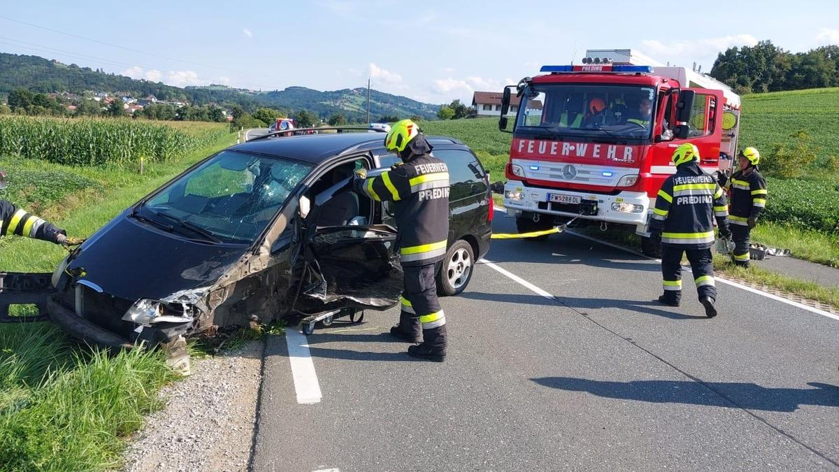 Die Feuerwehren Wettmannstätten und Preding waren mit insgesamt 27 Einsatzkräften vor Ort