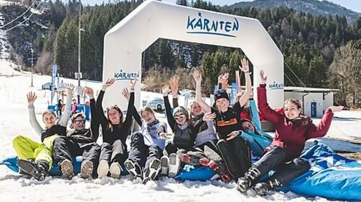 Schüler genossen Österreichs größte Wintersportwoche am Kärntner Nassfeld