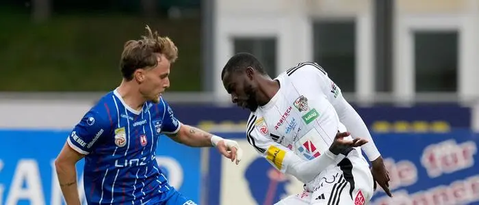 Der WAC muss den Kampf gegen Blau-Weiß Linz annehmen. Cheick Diabate verlor am Samstag seinen Stammplatz
