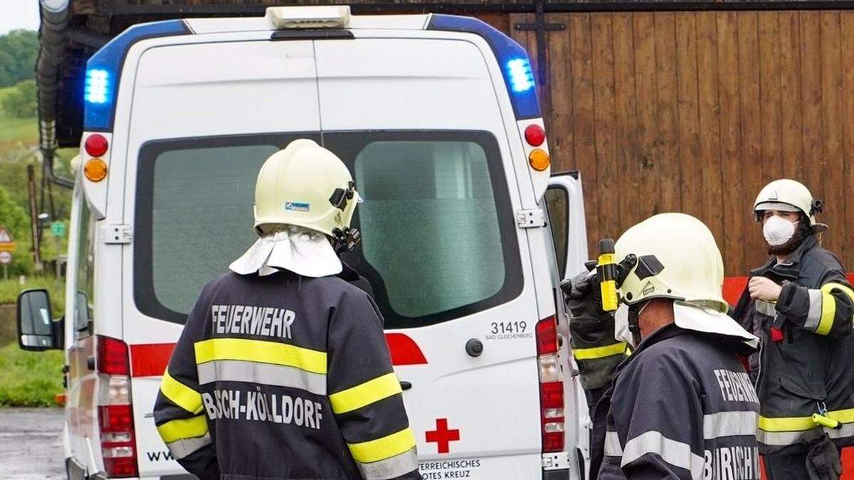 Zwei Feuerwehren, Rotes Kreuz, Notärztin waren im Einsatz