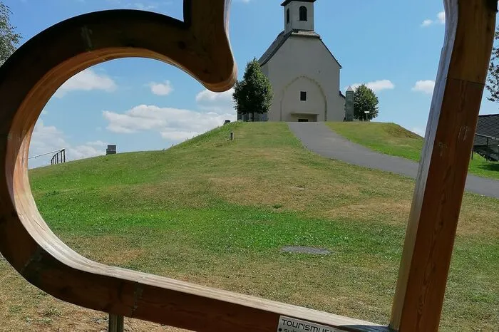 Beim Urlaub in der Weststeiermark wanderte Gertrude Liebmann zur Wolfgangkirche in der Gemeinde Hollenegg.
