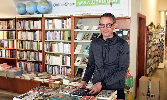Buchhändler Andreas Besold zieht eine positive Zwischenbilanz