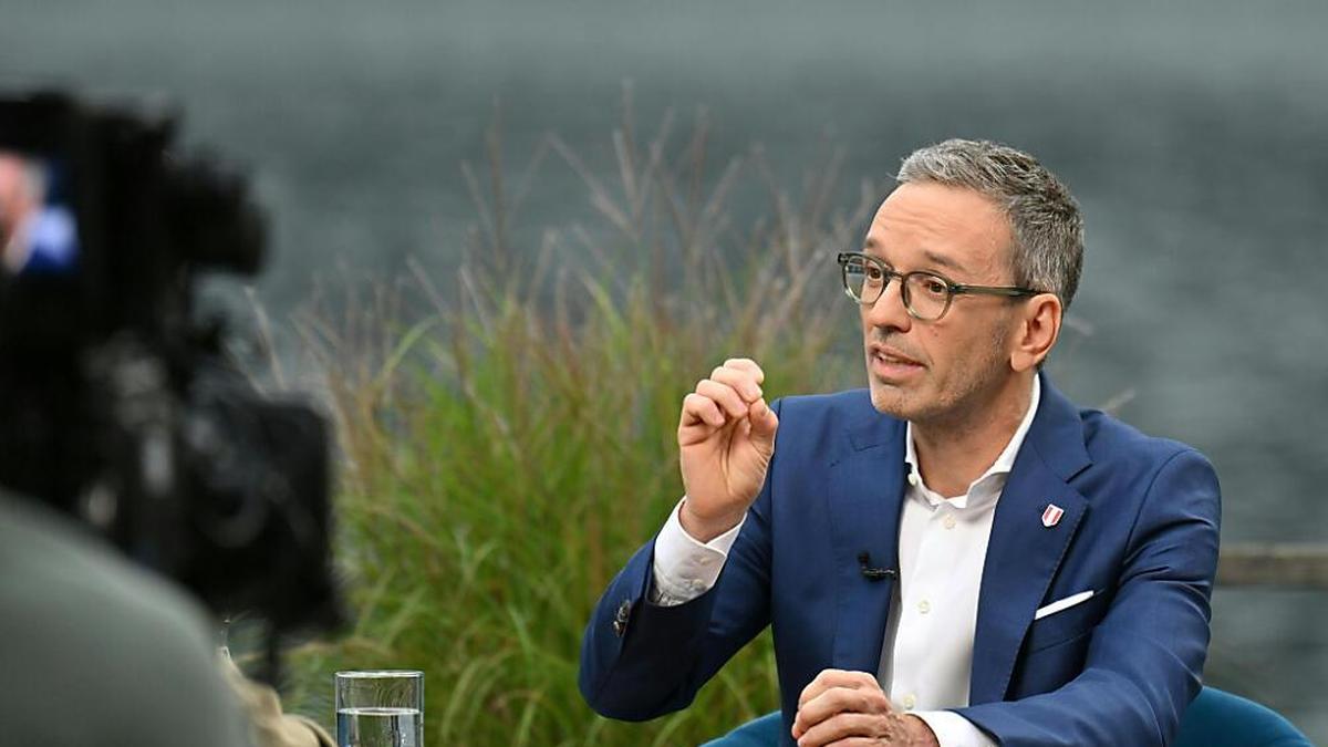 Herbert Kickl bei den ORF-„Sommergesprächen“