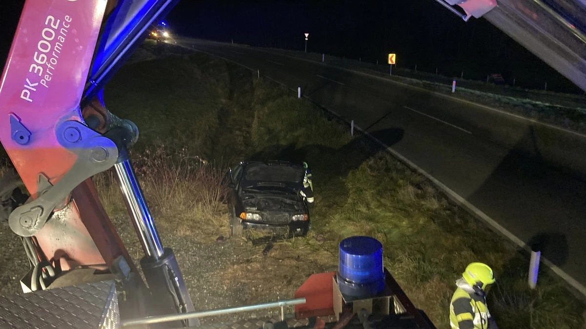 Auf der L 118 kam es zu einem Unfall