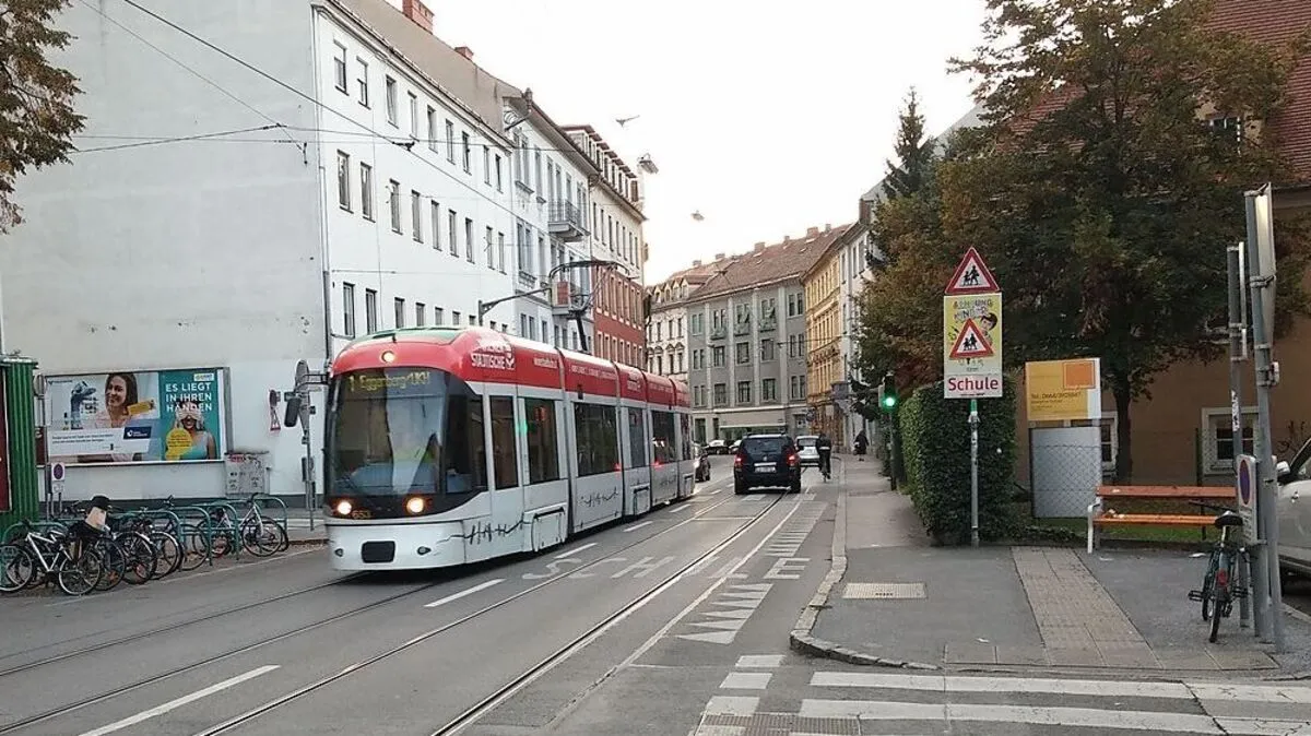 Was macht der 1er in der Münzgrabenstraße?
