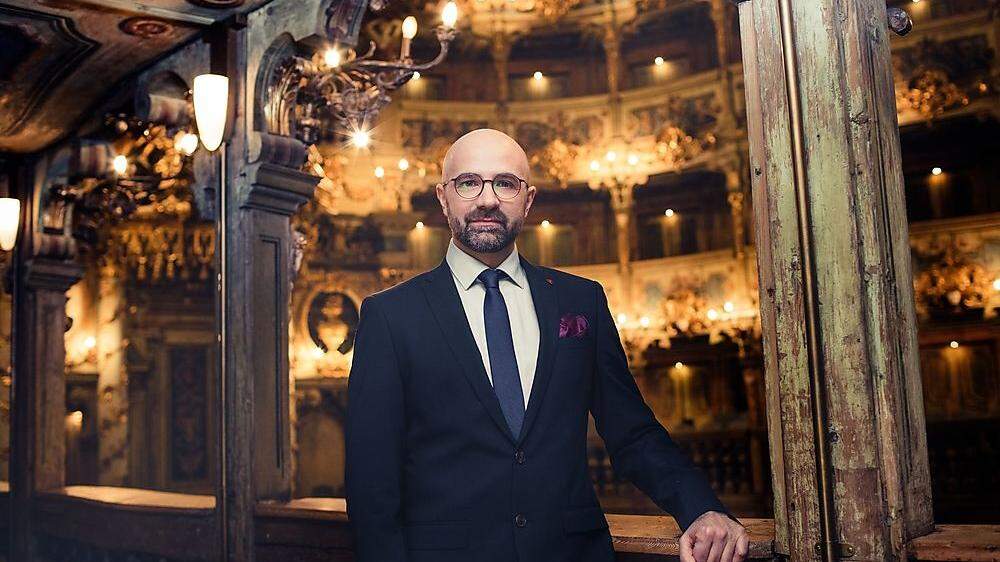 Countertenor, Regisseur und nun auch Intendant: Max Emanuel Cenčić im Markgräflichen Opernhaus in Bayreuth