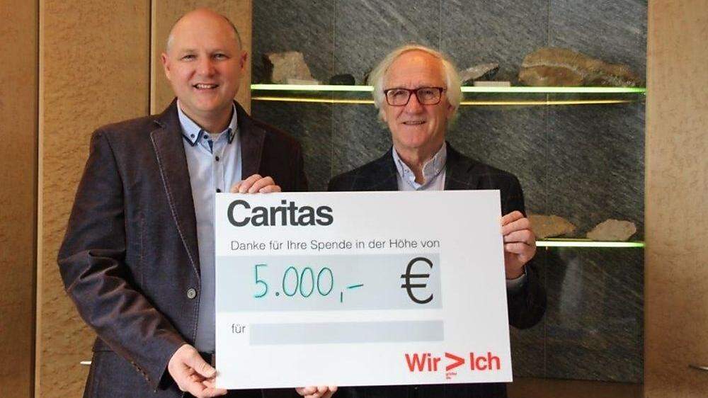 Herwig und Volkmar Modre spendeten 5000 Euro