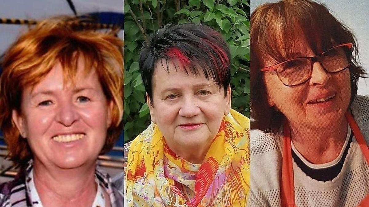 Beate Götschmaier, Luise Haas und Anna Breitegger stellen als Erste in der Kunstfabrik aus