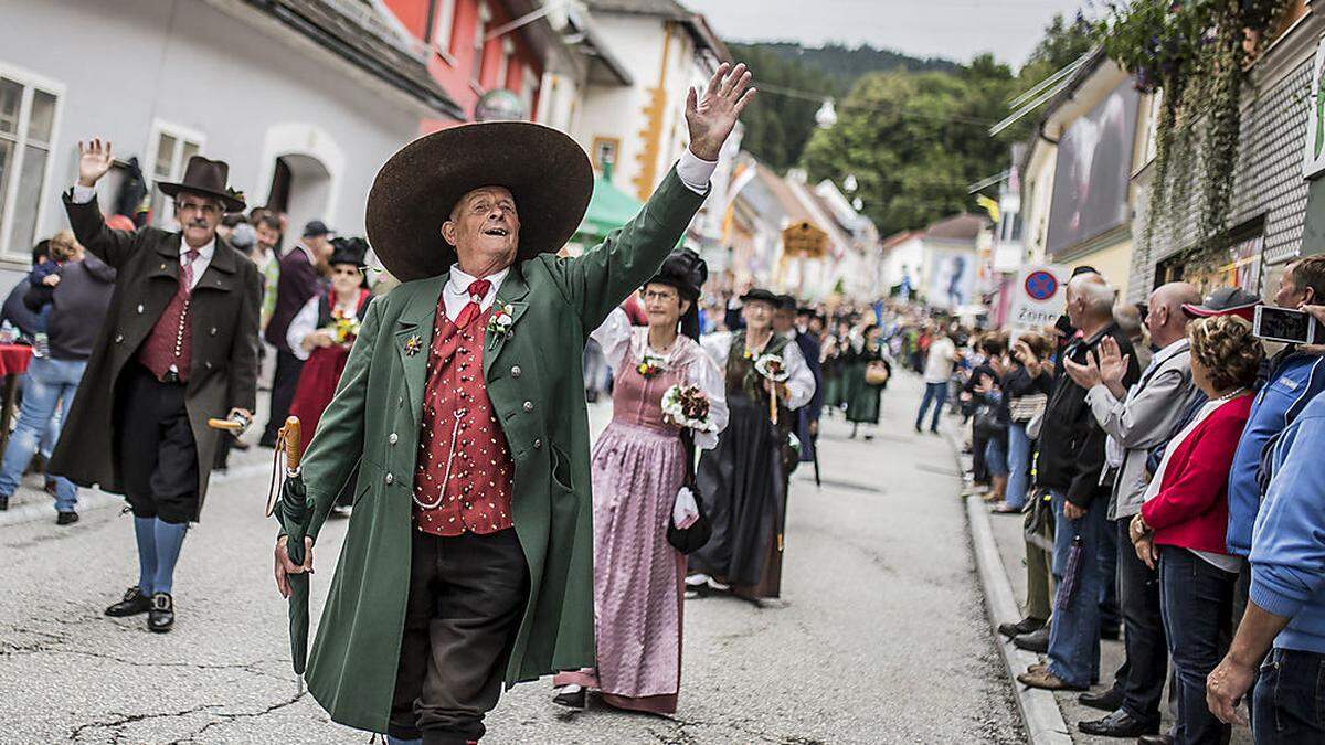 Kein Regentropfen fiel beim großen Festumzug