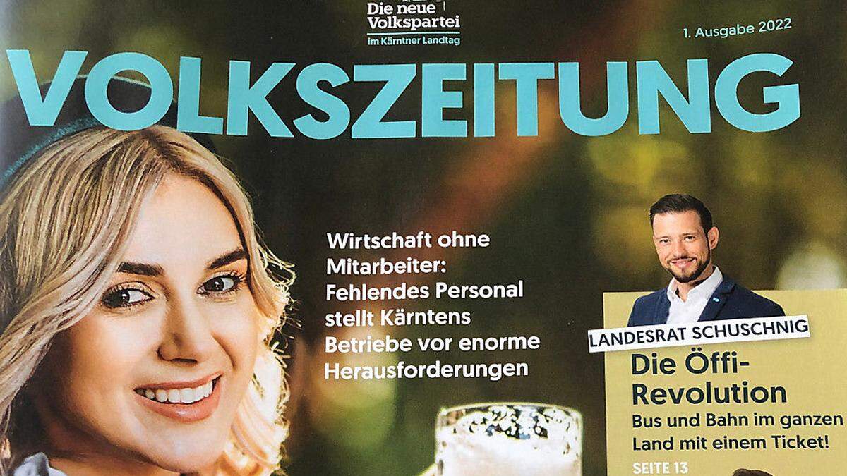 Diese Volkszeitung der ÖVP wurde landesweit an Haushalte verschickt