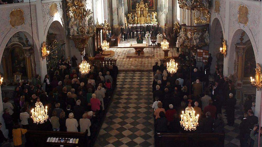 Auch aus dem Klagenfurter Dom werden die Sonntagsgottesdienste übertragen 