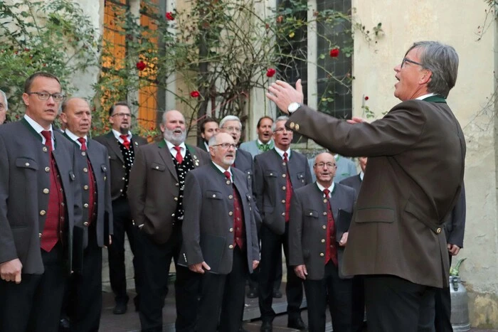 Auch Gesamtchöre waren zu hören..