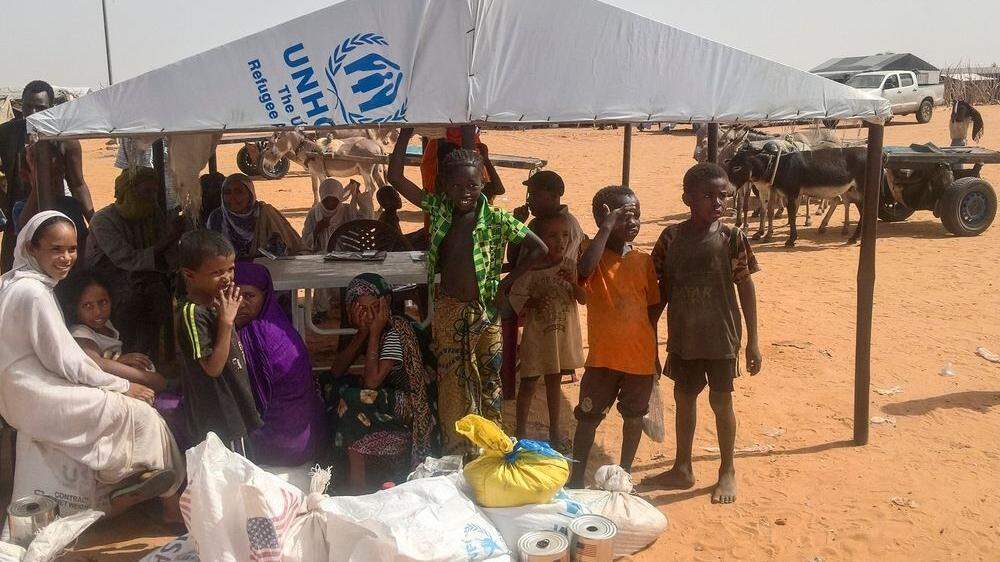 Flüchtlinge aus Mali in einem Flüchtlingslager in Mauretanien