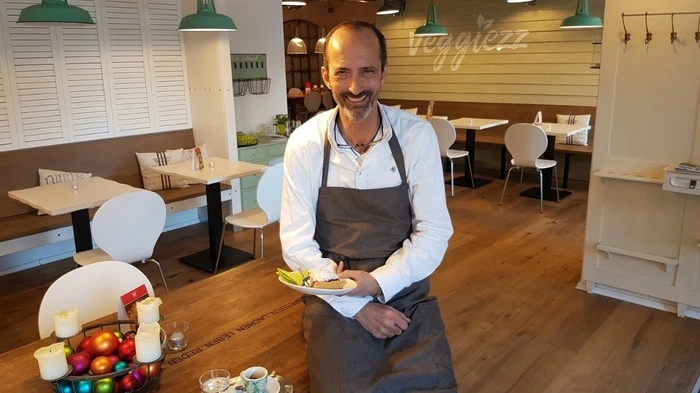 Felix Sedlak hat soeben sein "Veggiezz"-Restaurant eröffnet.