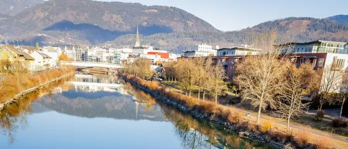 Die Draubrücke in Villach | Drau Draubrücke Villach