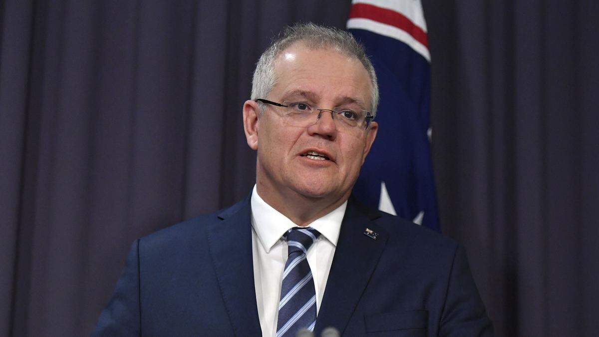 Der frühere Premierminister Australiens, Scott Morrison. 