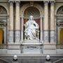 Justitia-Statue im Justizpalast in Wien | Die Gerichtsbarkeit habe einen guten Ruf, betonen die Präsidenten.