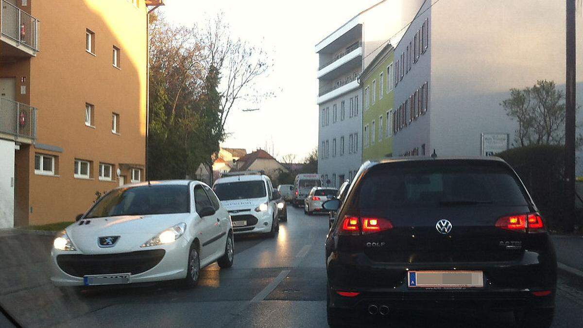 Recht flüssig fährt es sich heute in der Müngrabenstraße