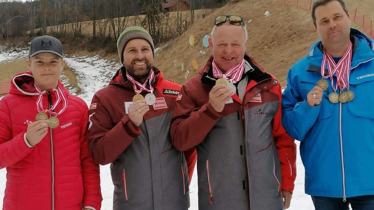 Leon Stockinger, Alexander Hermann, Franz Stocker sen., Andreas Stockinger 