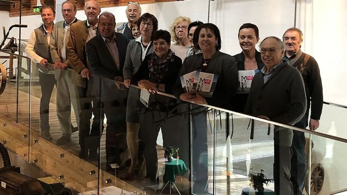 Im Museumshof Kammern trafen sich die Vertreter des Museumsverbundes zum Ideenaustausch