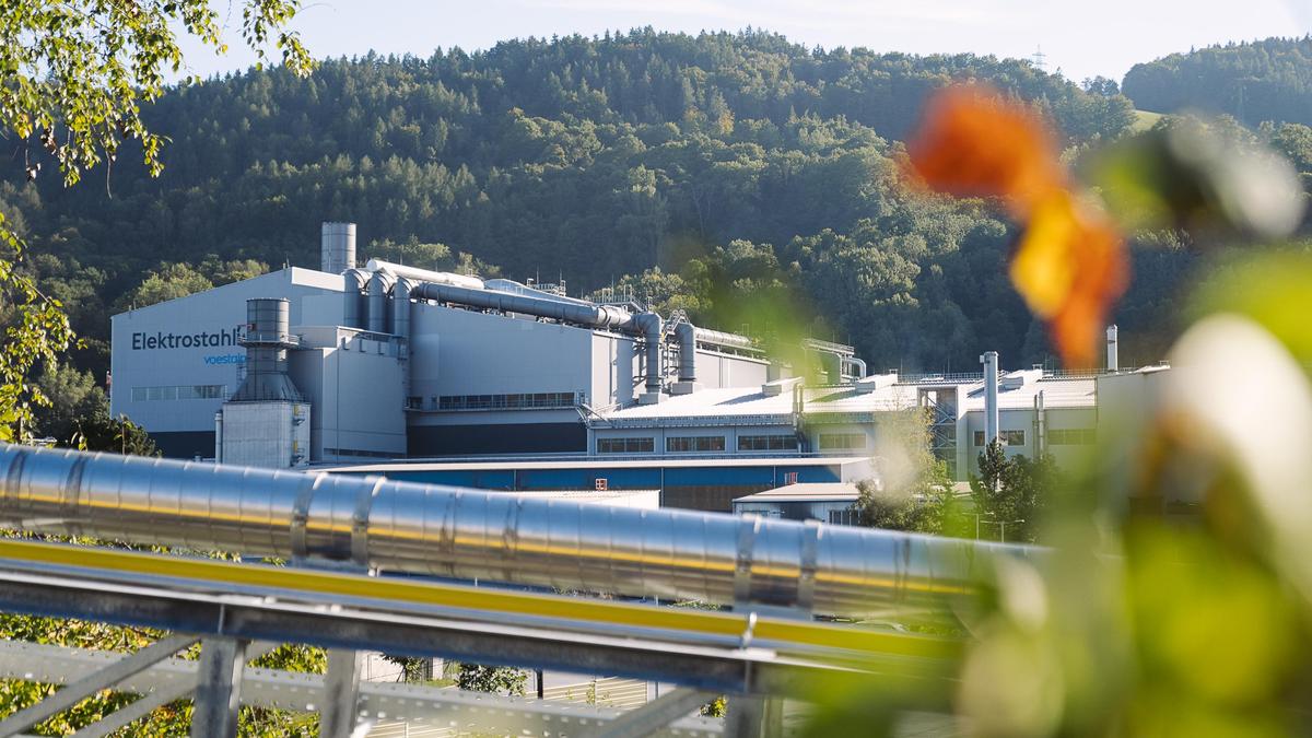 Edelstahl-Werk der Voestalpine in Kapfenberg 