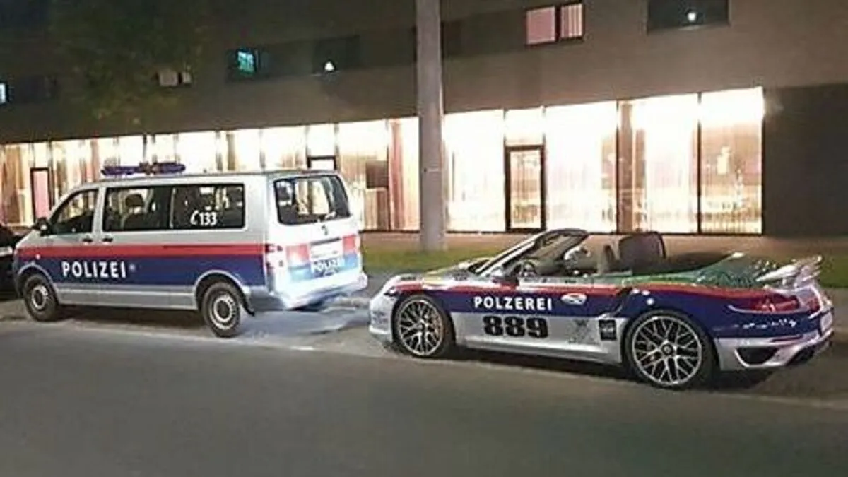 Für die Austroball-Rallye ließ ein Grazer seinen Porsche folieren