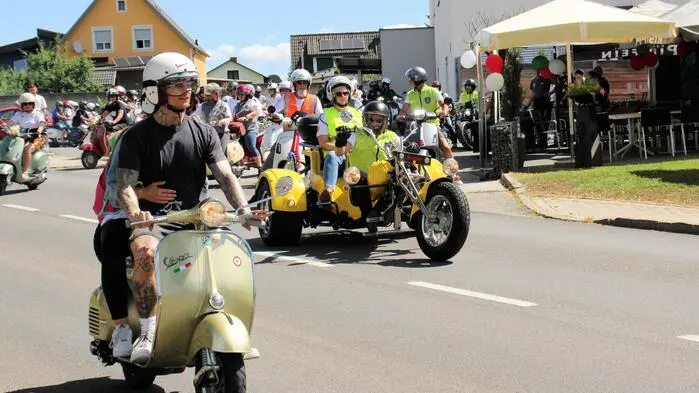 Bereits zum fünften Mal organisierten Uwe Pongratz und sein Team der Vespa-Freunde Sihler-Köflach eine Ausfahrt mit der italienischen Kultmarke.
