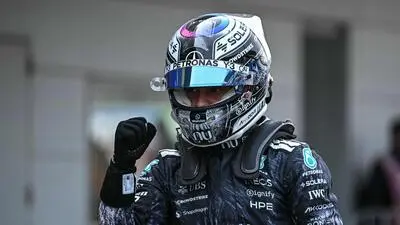 Mercedes-Fahrer Kimi Antonelli jubelte in Suzuka 