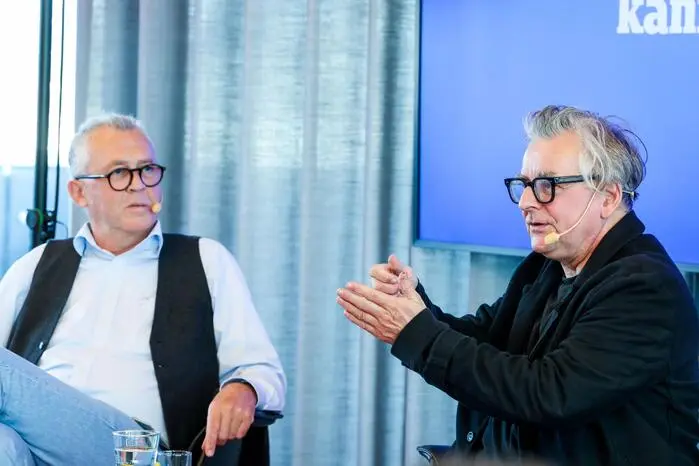 Silberschneider im Talk mit Kultur-Redakteur Bernd Melichar