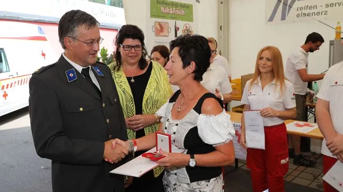 Das Rot Kreuz-Fest fand wegen des großen Andrangs im vergangenen Jahr in einem eigenen Festzelt statt.