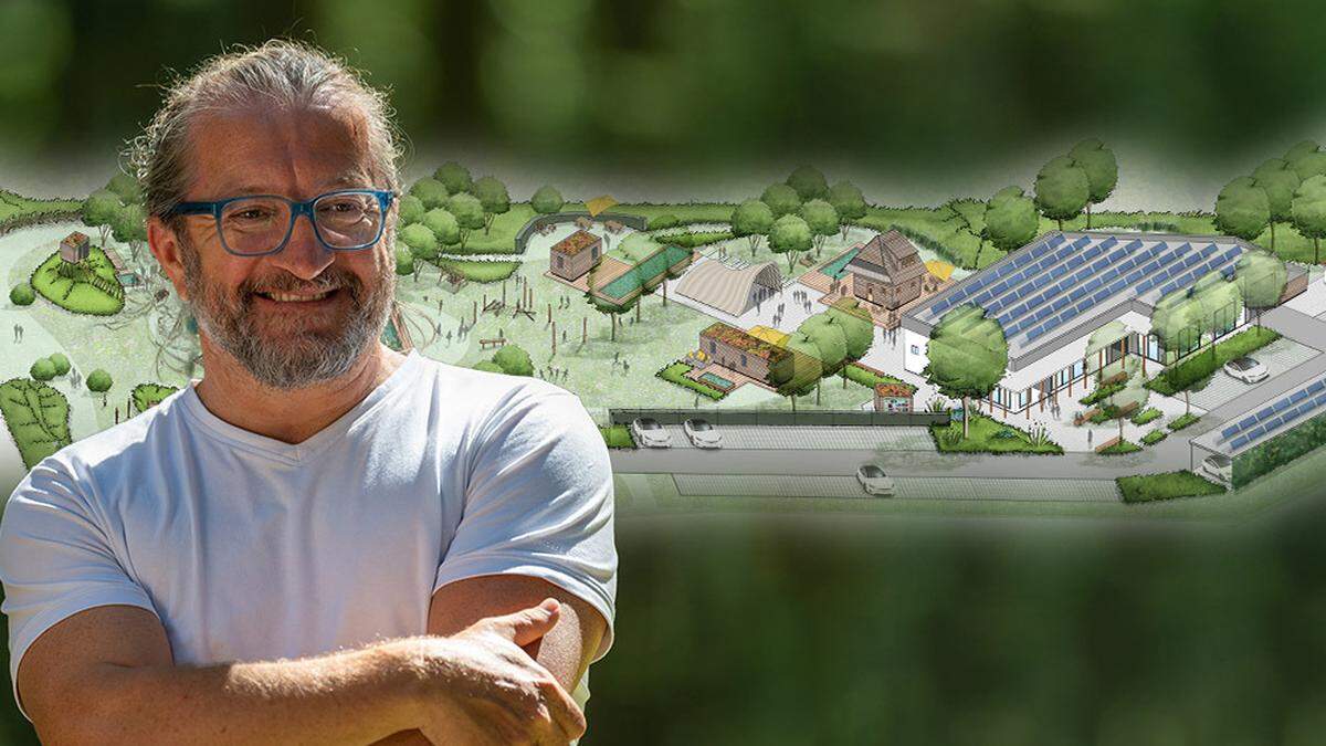 Herbert Laßnig will im Sommer 2023 &quot;seinen Naturschaugarten&quot; eröffnen