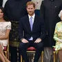 Meghan, Harry und die Queen auf einem Bild aus besseren Tagen