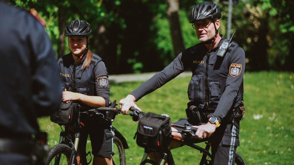 Die Grazer Fahrradpolizei