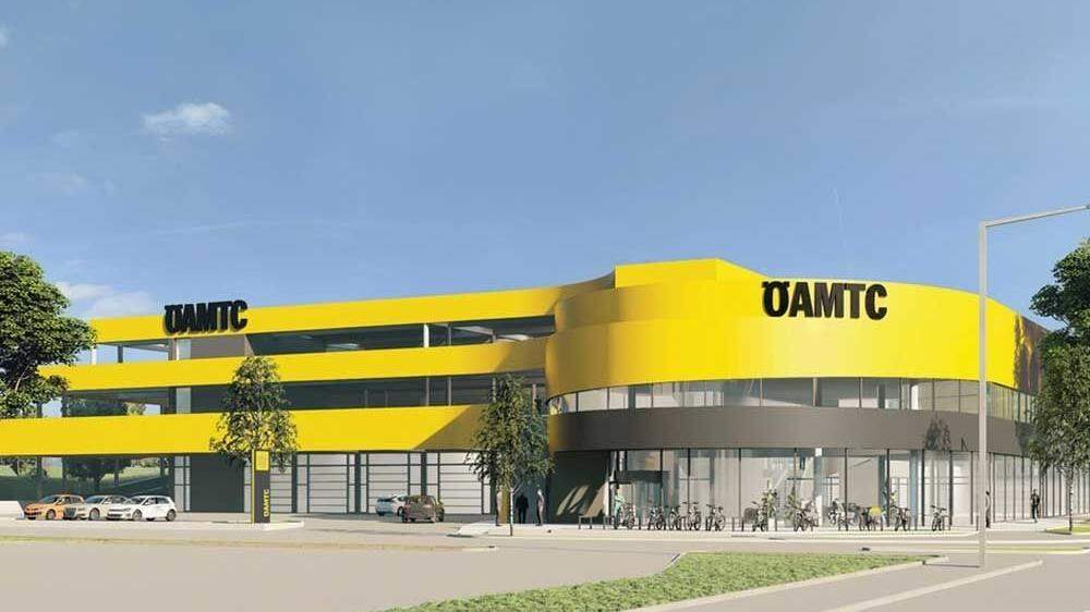 So soll der neue ÖAMTC-Stützpunkt in Wien-Penzing aussehen