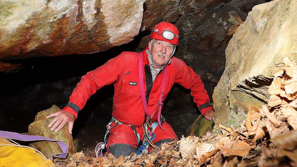 Seit mehr als 20 Jahren ist der Ossiacher als Höhlenretter aktiv.