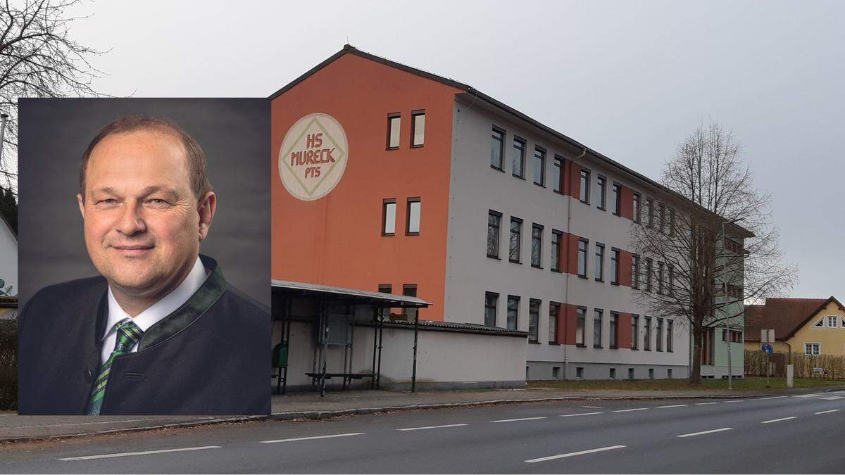 Bürgermeister Klaus Strein will für die Mittelschule Mureck eine Generalsanierung oder einen Neubau