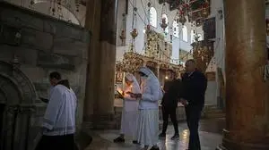 Vorbereitungen in Bethlehem.