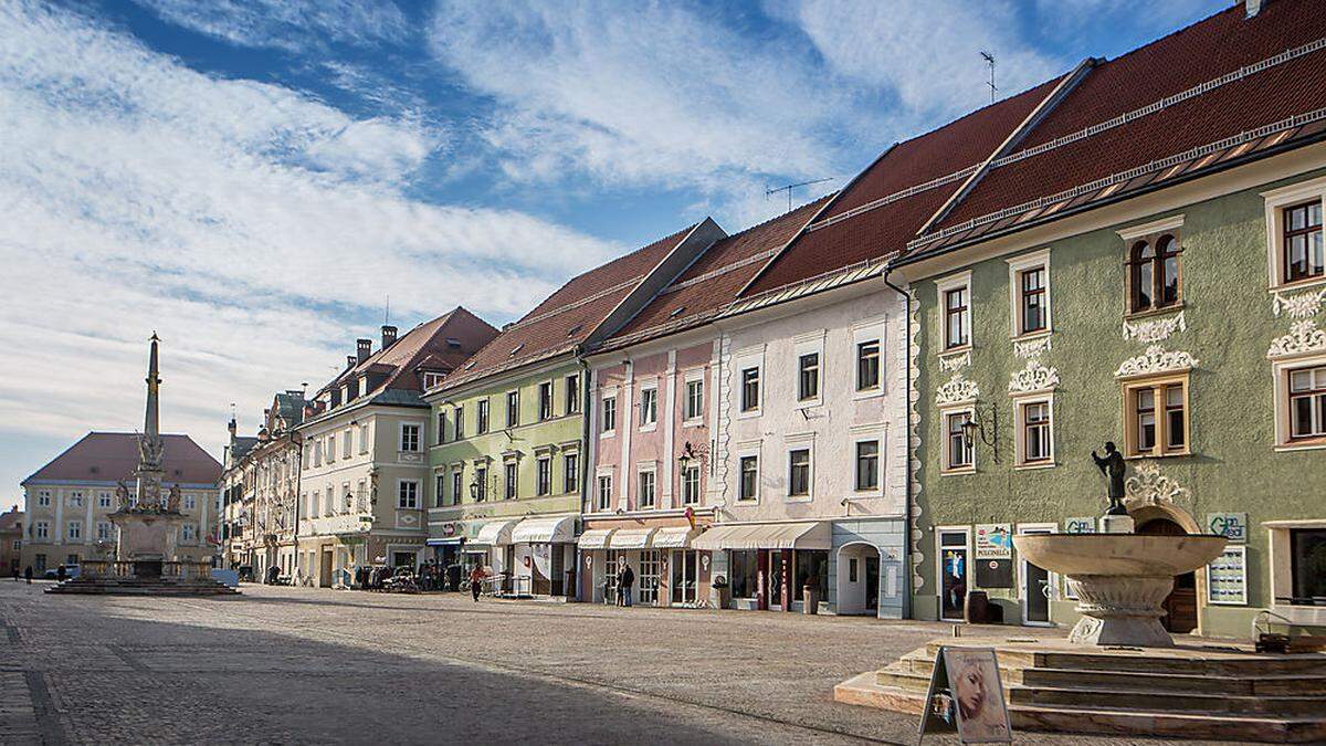 Der Überfall passierte am Hauptplatz St. Veit