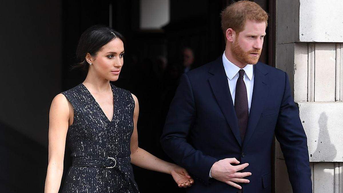 Meghan mit ihrem Verlobten Prinz Harry