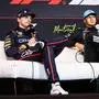 George Russell (rechts) und Max Verstappen beim Grand Prix von Kanada im vergangenen Jahr