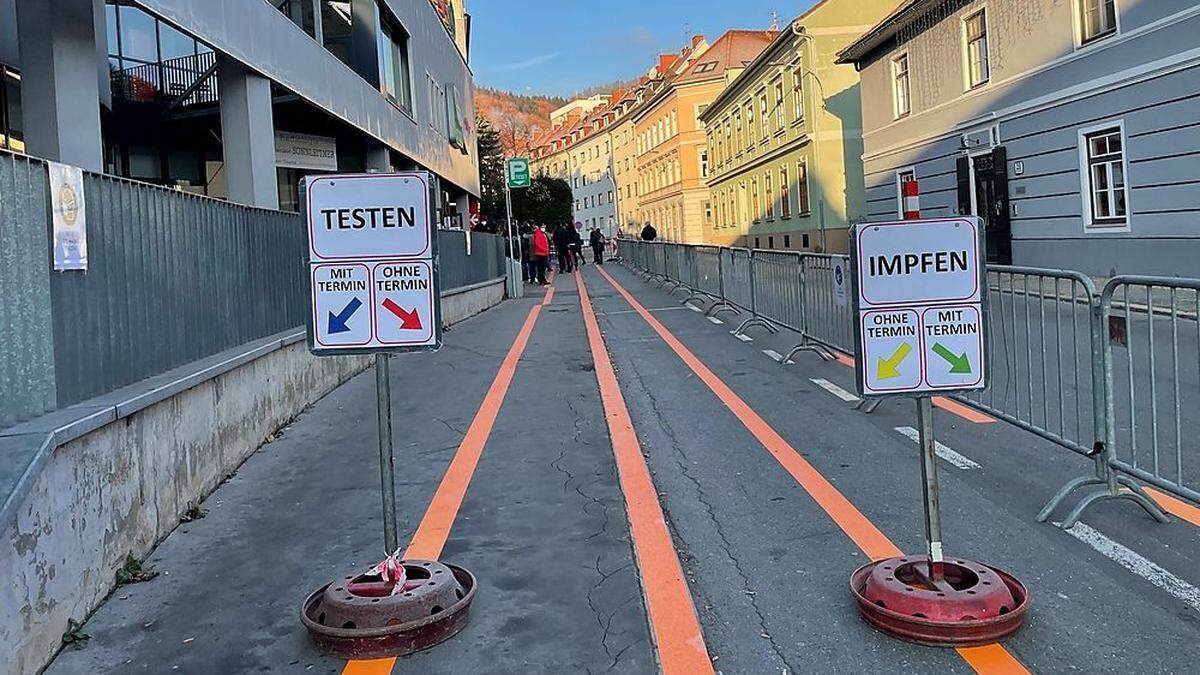 Die Impfstraße in der Zeltenschlagstraße 2 in Leoben öffnet wieder am 16. August 