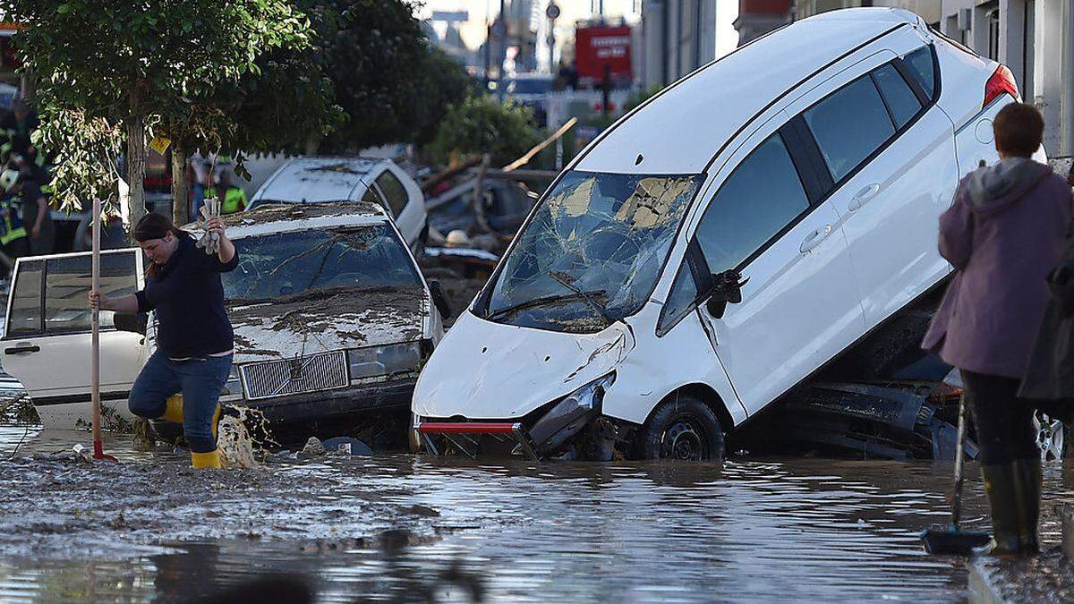 Das Unwetter ist für die Stadt Simbach eine Katastrophe